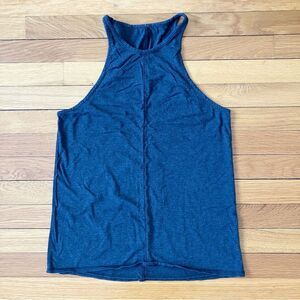 Lululemon Charcoal Grey Cotton Workout Gym Athletic Lift Racerback Tank Top 6